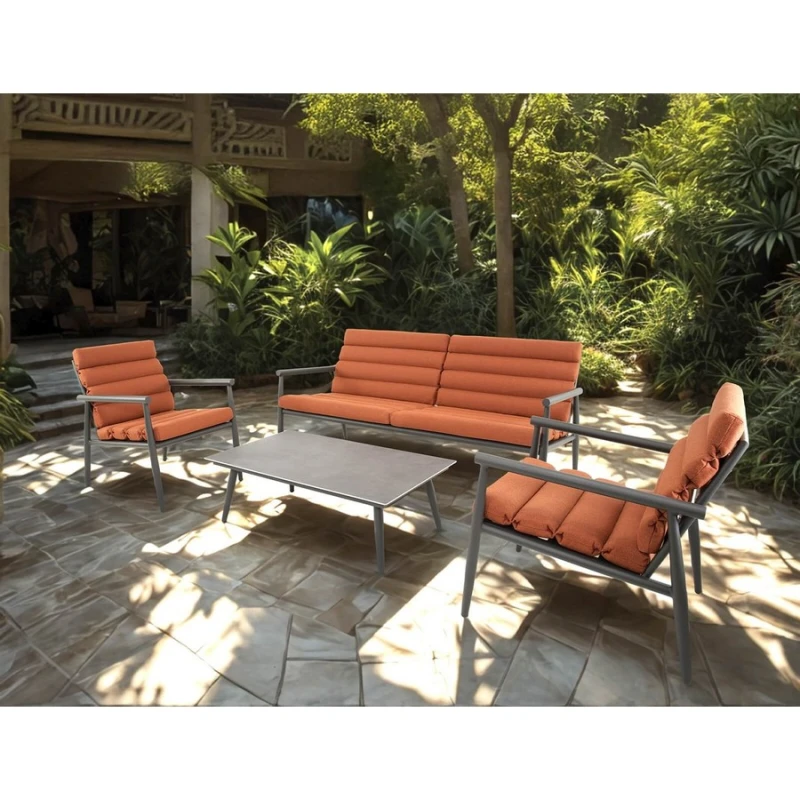 Lesli Living Ολοκληρωμένα Σέτ Loungeset Harper Terra Lesli Living 43156 (376300004)