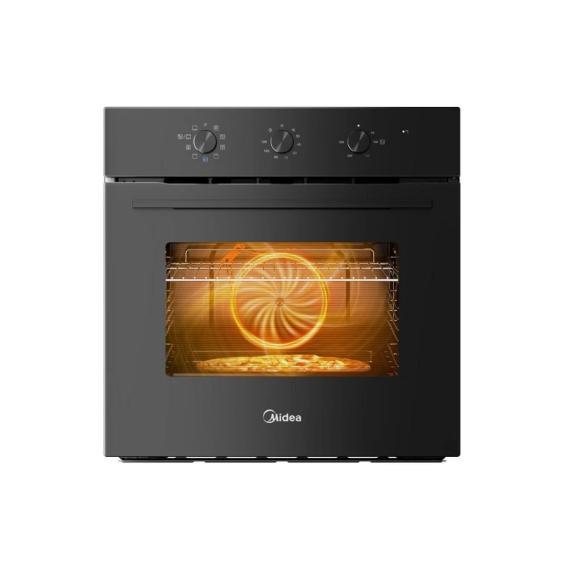 Midea MBO65M80M1-BK Εντοιχιζόμενος Φούρνος Άνω Πάγκου