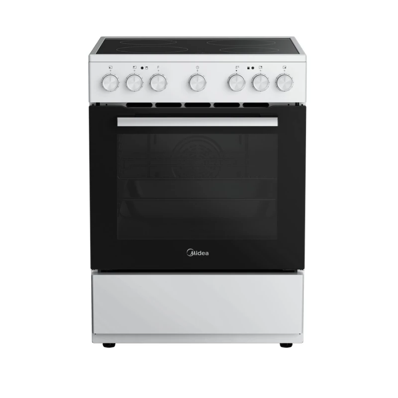 Midea MFO24D-ME4R10F(WH) Ελεύθερη Κουζίνα Κεραμική