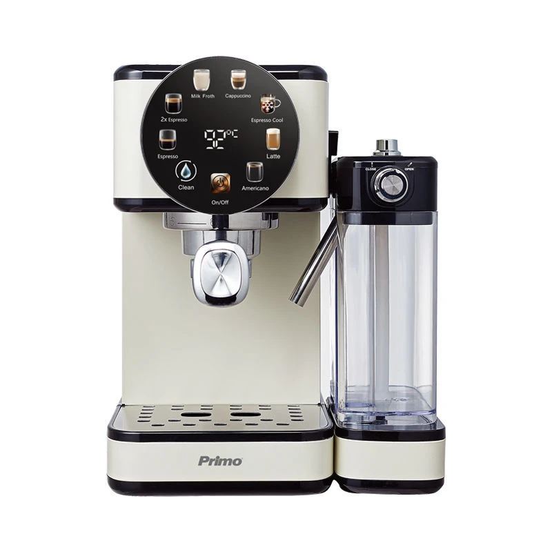 Primo Μηχανή Espresso+Milk frother PREM-40577 3σε1 Hot&Cold 20Bar Digital Ιβουάρ (400577)