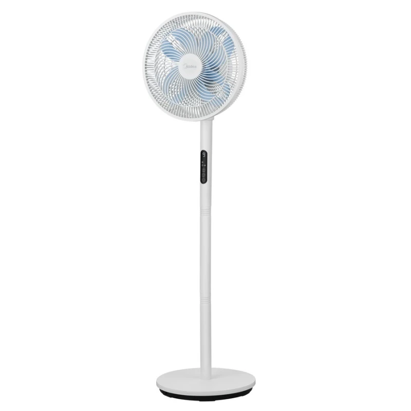 Midea MFS302RDDW Λευκός Ανεμιστήρας Ορθοστάτης με Τηλεχειριστήριο