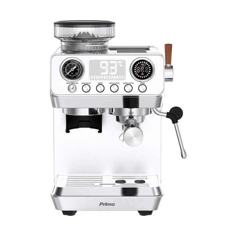 Primo Μηχανή Espresso με μύλο καφέ PREM-40573 Hot&Cold 20bar Digital Inox (400573)