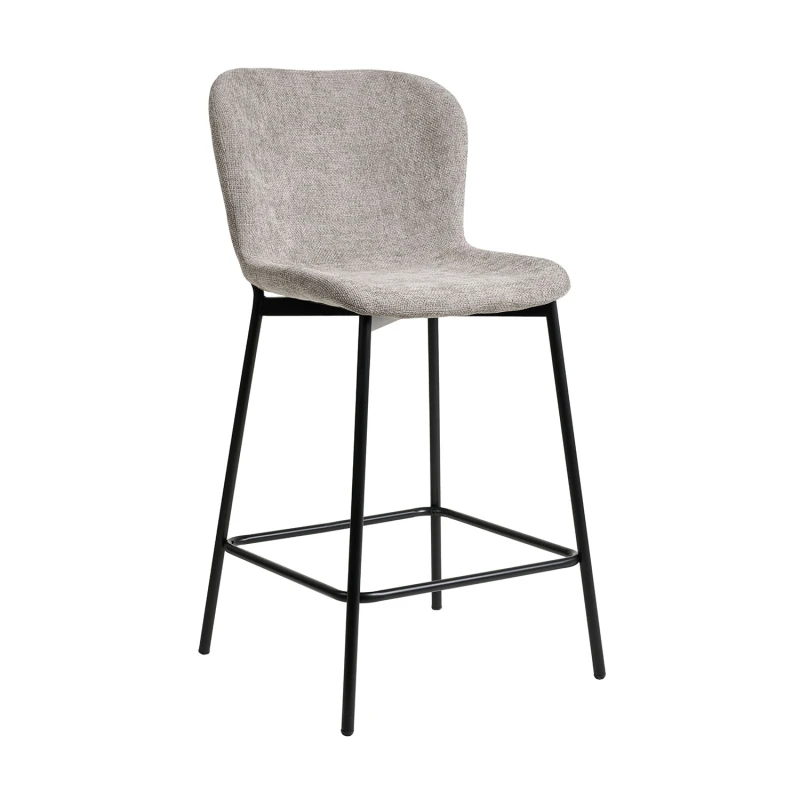 Varossi Σκαμπό Melina-Bar γκρεζ 55 x 48 x 95 (200-124)