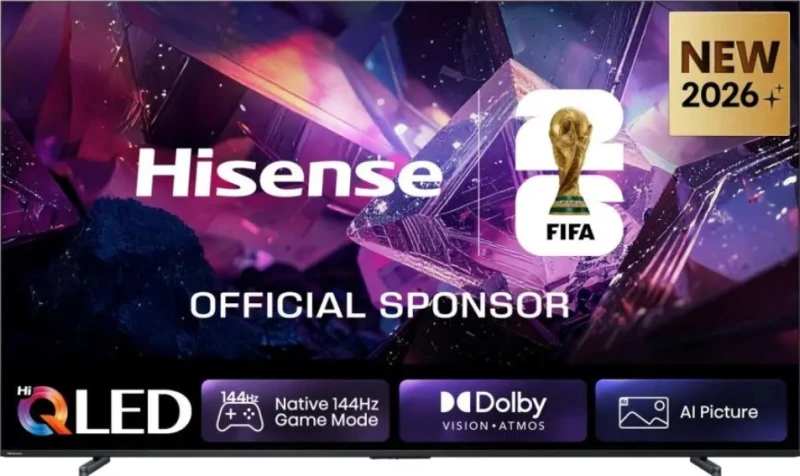 Hisense 100E7S PRO 100'' UHD Hi-QLED Smart TV 4K 144 Hz Τηλεόραση