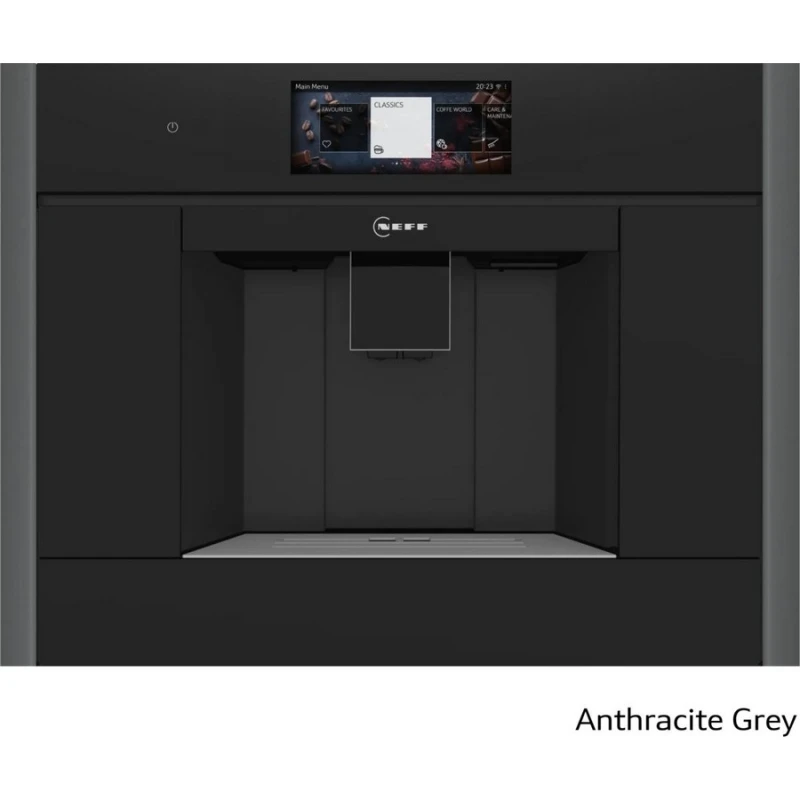 Neff CL9TX11Y0 Εντοιχιζόμενη Καφετιέρα Espresso Anthracite Grey + Θερμαινόμενο Συρτάρι (CL9TX11Y0 + N29HA11Y2 + ZC060TY0 + ZC060AY0)