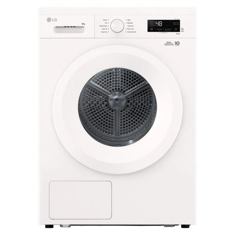 LG RHX1009NWH Στεγνωτήριο Υβριδικό με Αντλία Θερμότητας 9kg