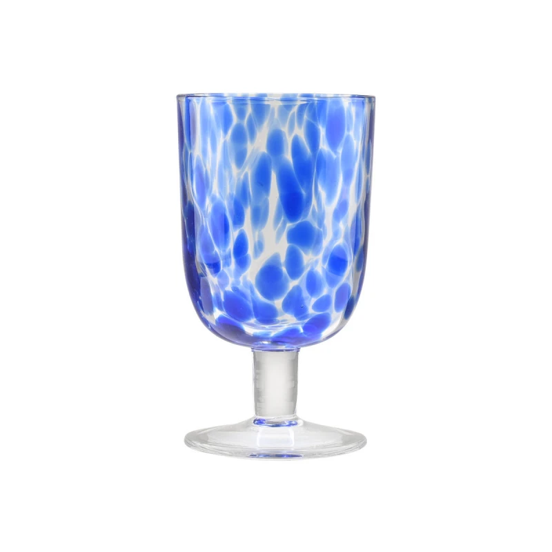 Estia Ποτήρι Κρασιού Colorburst Γυάλινο 380ml Μπλε (07-40864)