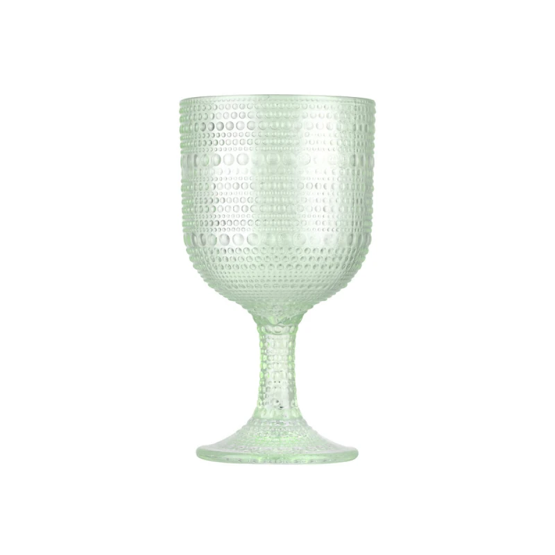 Estia Ποτήρι Κρασιού Dots Γυάλινο 375ml Πράσινο (07-39523)