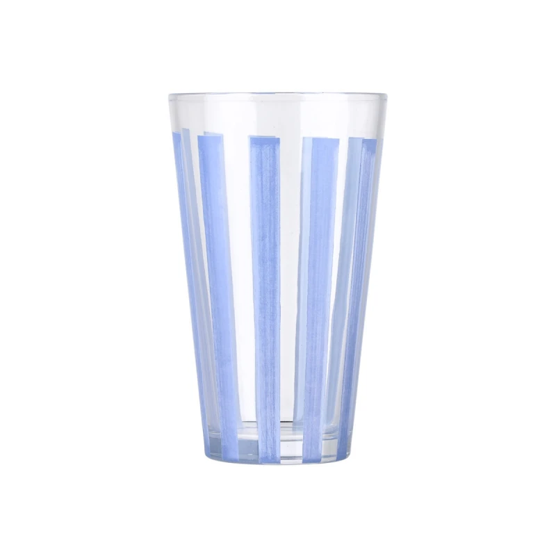 Estia Ποτήρι Νερού Ligne Γυάλινο 495ml Μπλε (07-39530)