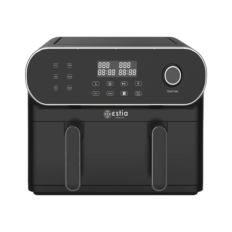 Estia Duo Fry 1700w 11lt με Προετοιμασία 2 Διαφορετικών Γευμάτων Air fryer Φριτέζα Αέρος