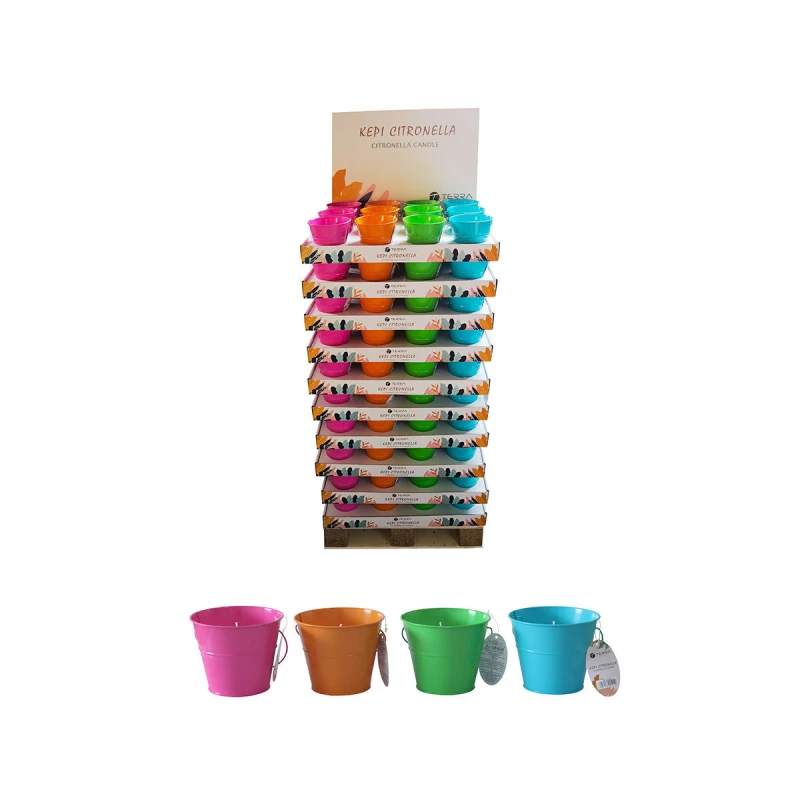 Terra ESTIA ΚΕΡΙ ΣΙΤΡΟΝΕΛΑΣ ΣΕ ΜΕΤΑΛΛΙΚΟ ΔΟΧΕΙΟ 180gr ASSORTED