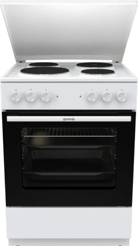 Gorenje GE6A41WB Εμαγιέ Hλεκτρική Kουζίνα (748028)