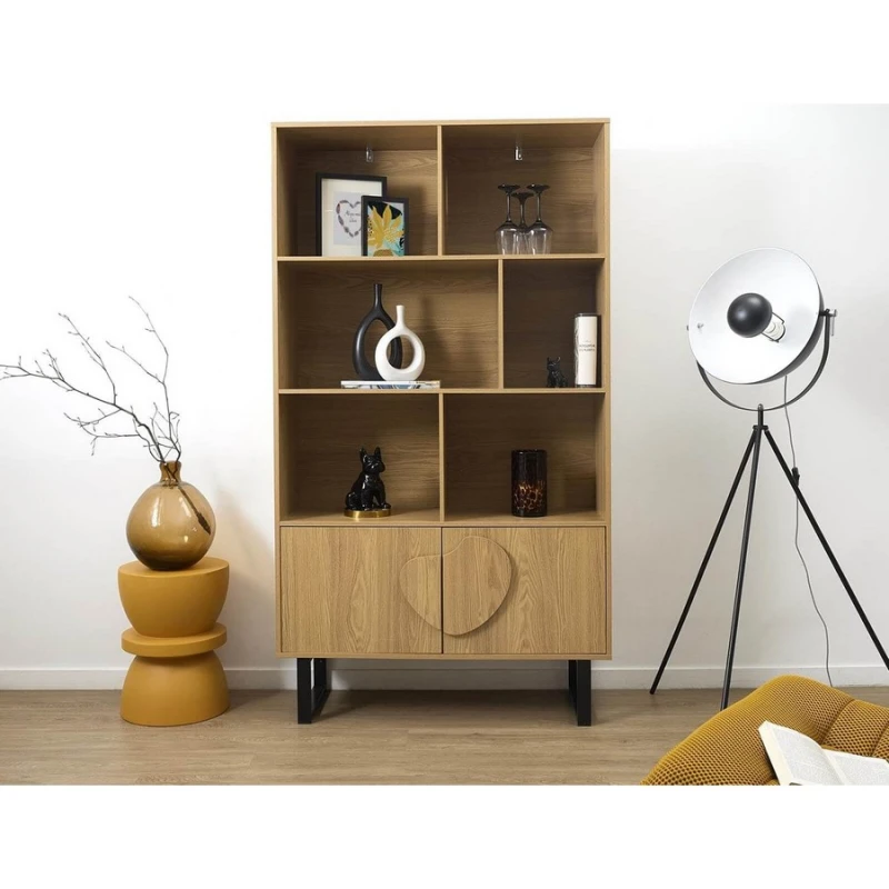 Home Deco Factory Calypso M1 Bookcase A1/m1 Hd0435 Βιβλιοθήκη (348700010)