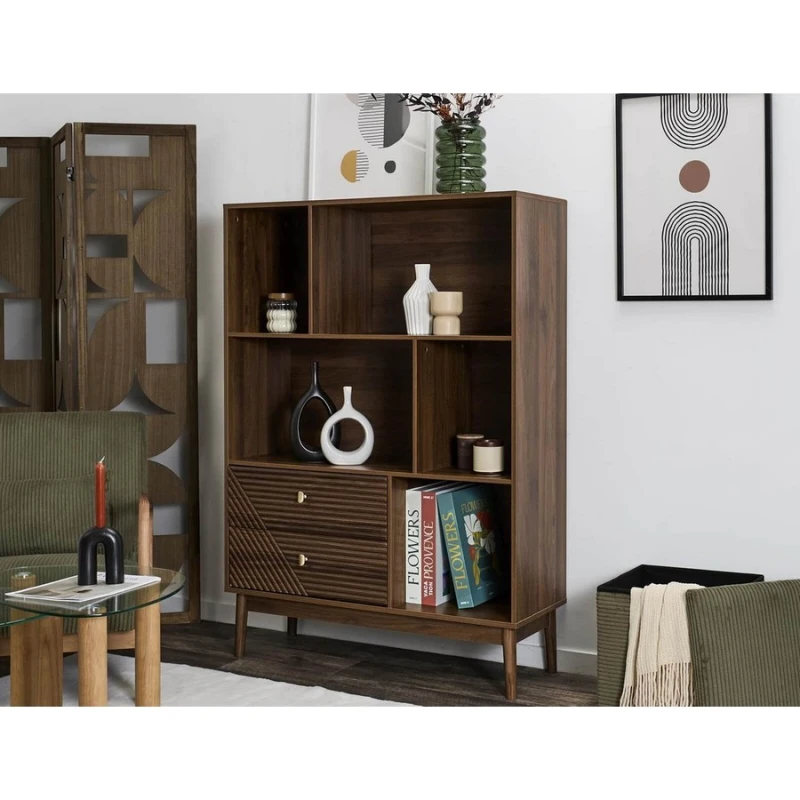 Home Deco Factory Tiffany Home Deco Factory - 100x35x140cm Βιβλιοθήκη (348700011)