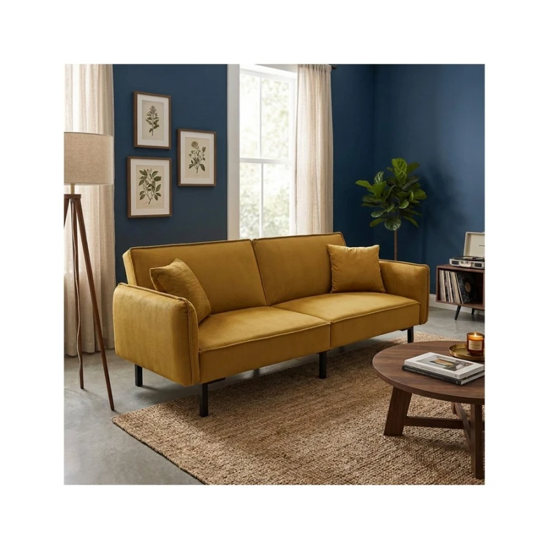 Home Deco Factory Giulia Τριθέσιος - 198x83x90cm Καναπές - Κρεβάτι (349800001)