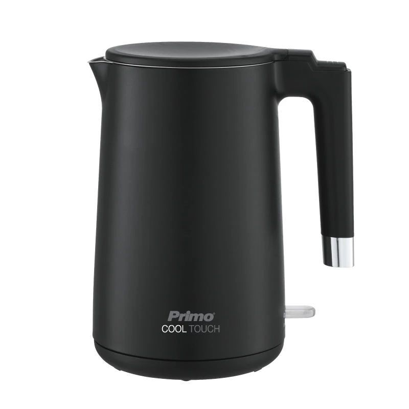 Primo PRCK-40428 1.5L 2200W Ανοξείδωτος Cool touch Μαύρος Βραστήρας (400428)