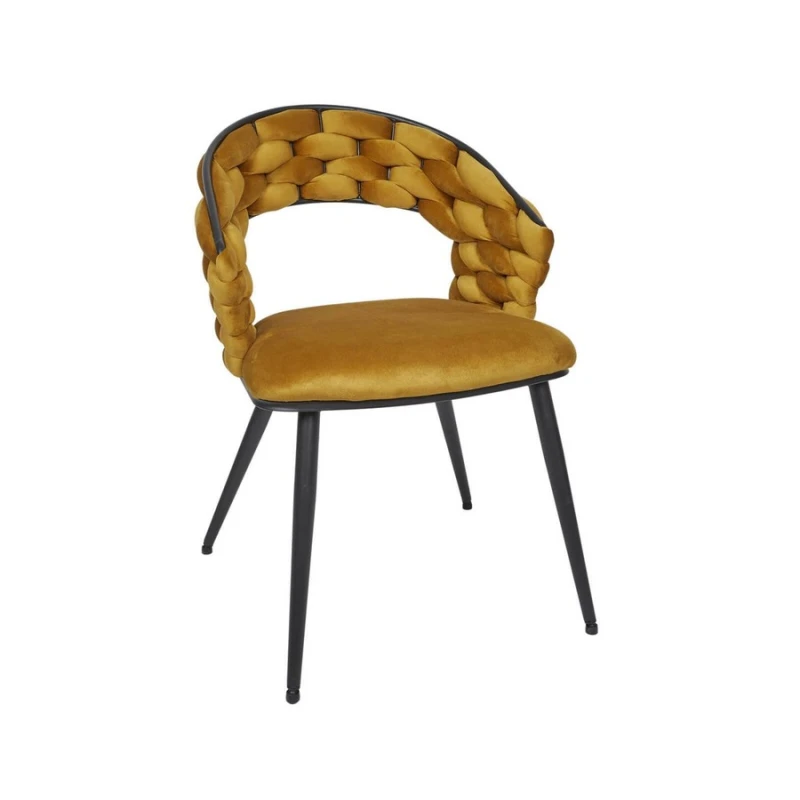 Home Deco Factory Sawyer Chair Mustard Yellow A1 HD0358 Καρέκλα (349900032)