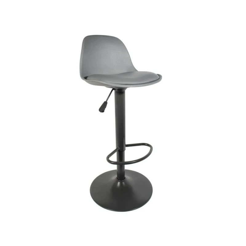 Home Deco Factory Isak Grey Bar Stool HD6217 Σκαμπό (349900049)