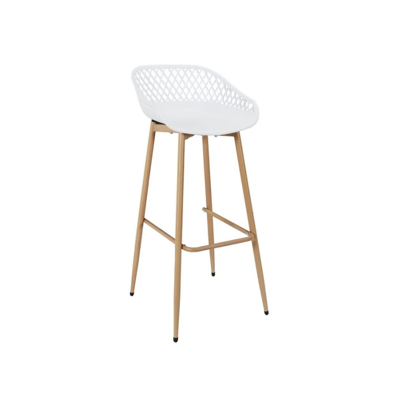 Home Deco Factory Bar Stool Malaga White M2 A1/m2 HDO7285 Σκαμπό Κήπου (364600095)