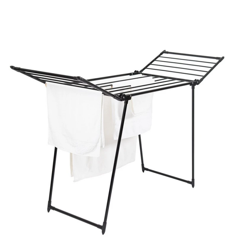 Estia Απλώστρα Δαπέδου Neo Black Μεταλλική 1.75X1.07X60 Πτυσσόμενη (04-14223)