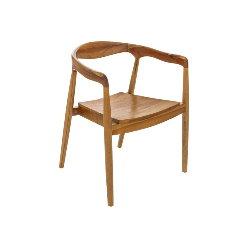 Atmosphera Miyako Nat Teak Din Armchair Καρέκλα 184938 (349900079)