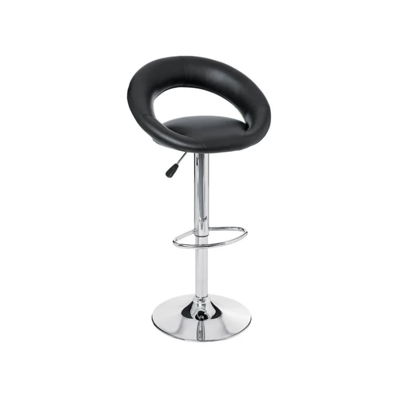 Atmosphera Sasha Blk/chr Pu Adj Bar Stool Σκαμπό Μπαρ 114600A (349900077)