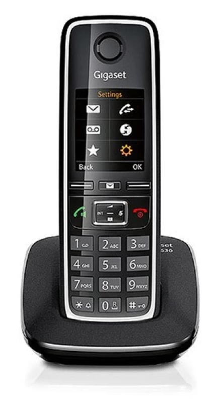 Gigaset C530 Μαύρο Ασύρματο Τηλέφωνο